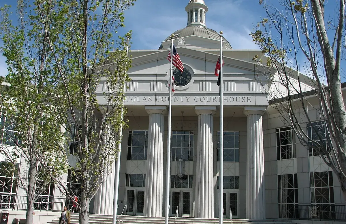 Historic courthouse in Douglasville